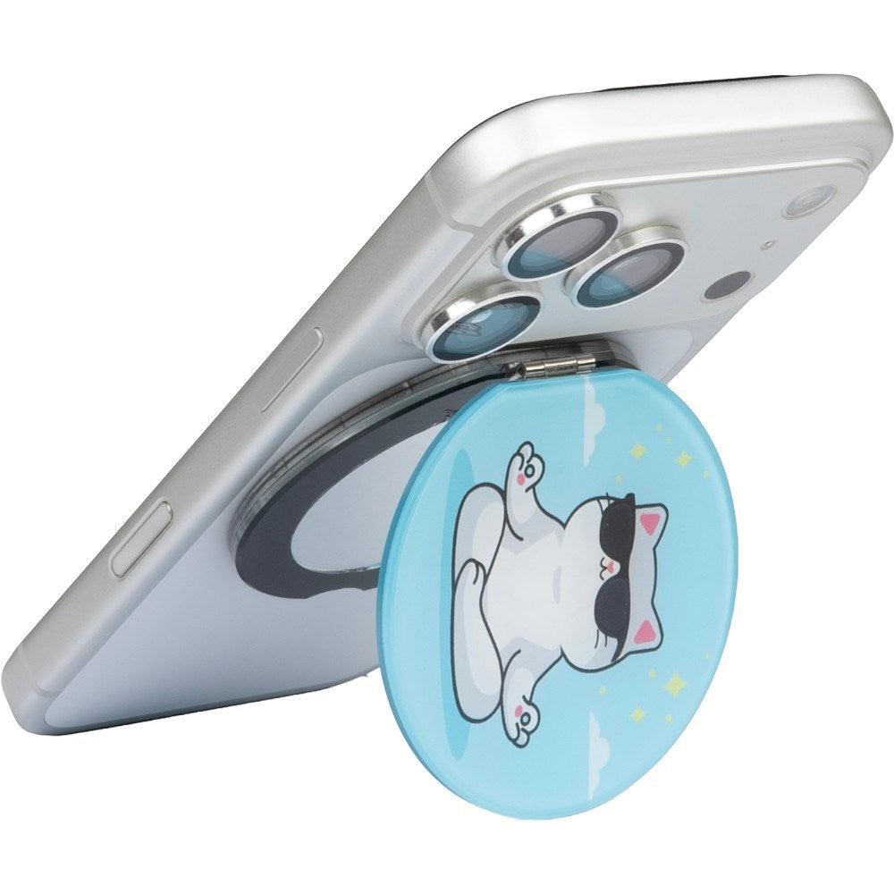 LAUT Magnetisk Ring Holder til Mobil MAGMOJI - Cat Stay Calm