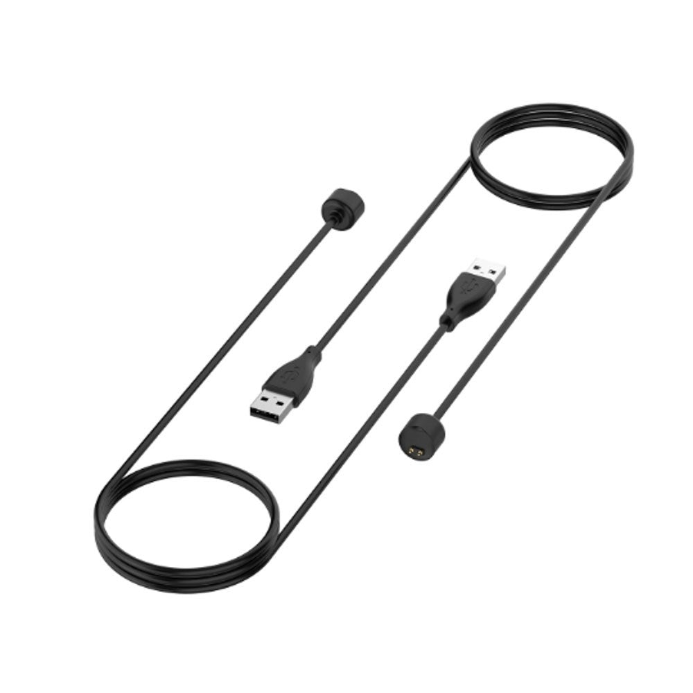 Telcon USB-A Oplader til Xiaomi Smart Band 7 / Mi Smart Band 6 / 5 - 1m - Sort