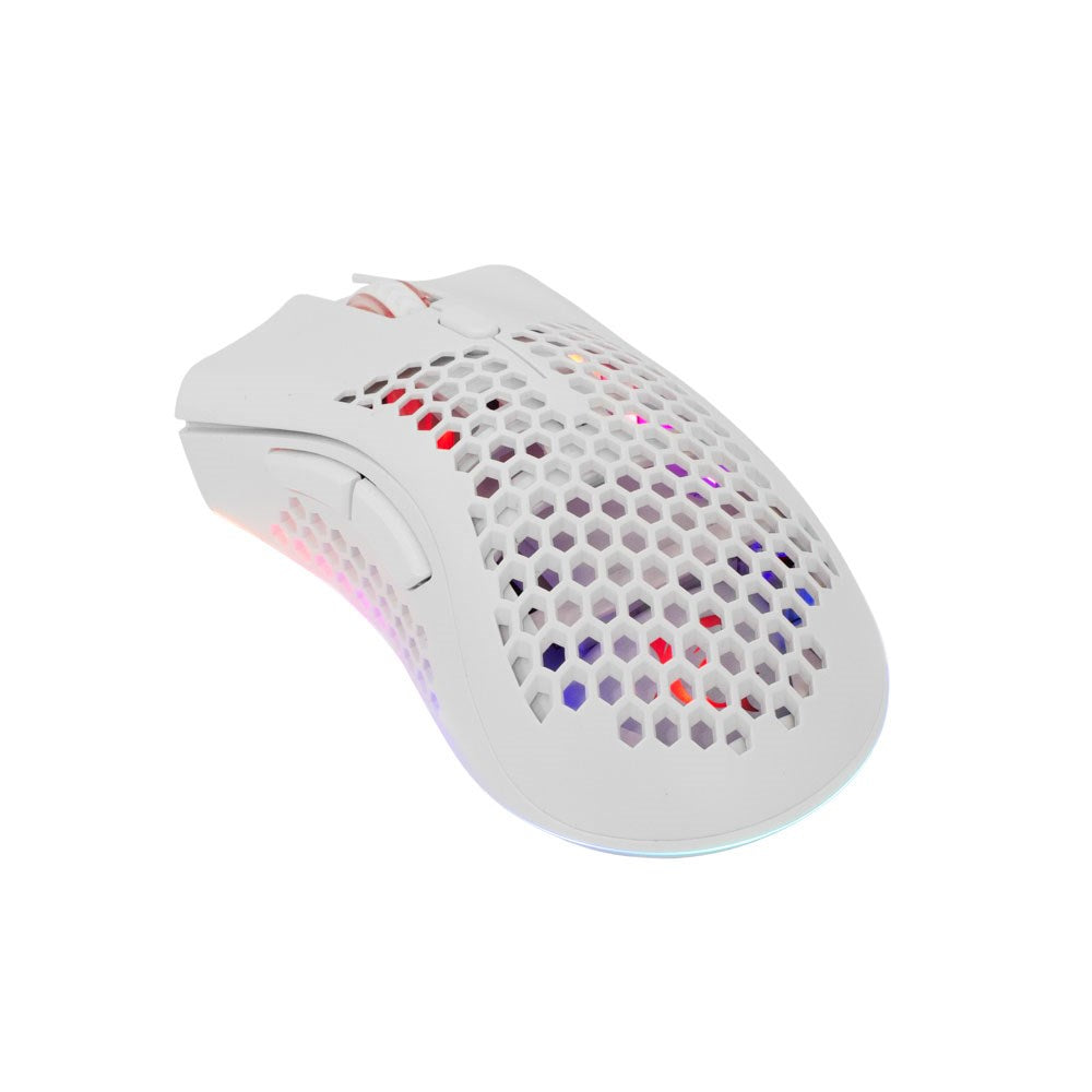 White Shark LIONEL Trådløs 6D / 10000 DPI Gaming Mus - Hvid