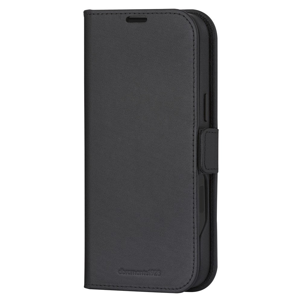iPhone 16 Pro Max dbramante1928 Lynge Ægte Læder Magnet Flip Cover - MagSafe Kompatibel - Black - (DEMO)