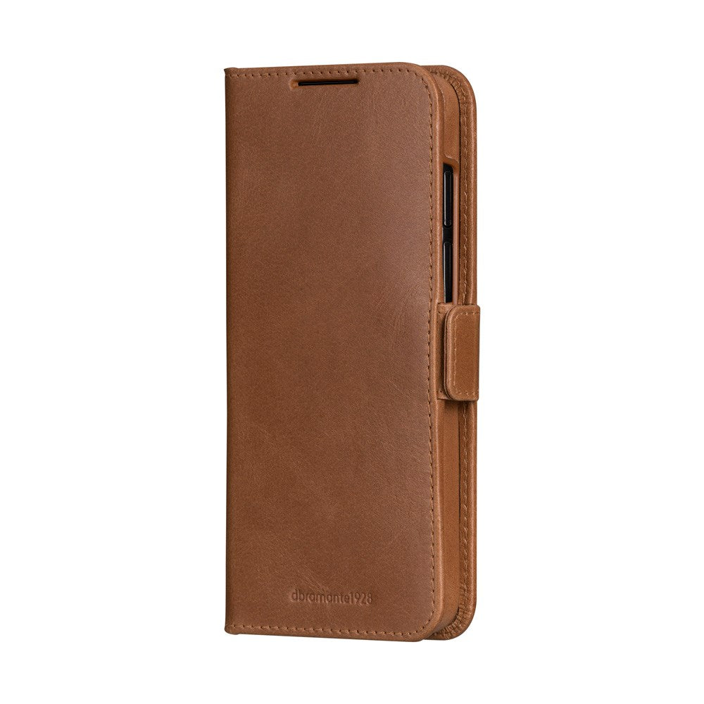 dbramante1928 Lynge - Samsung Galaxy S25+ (Plus) - Ægte Læder 2-i-1 Flip Cover - Tan