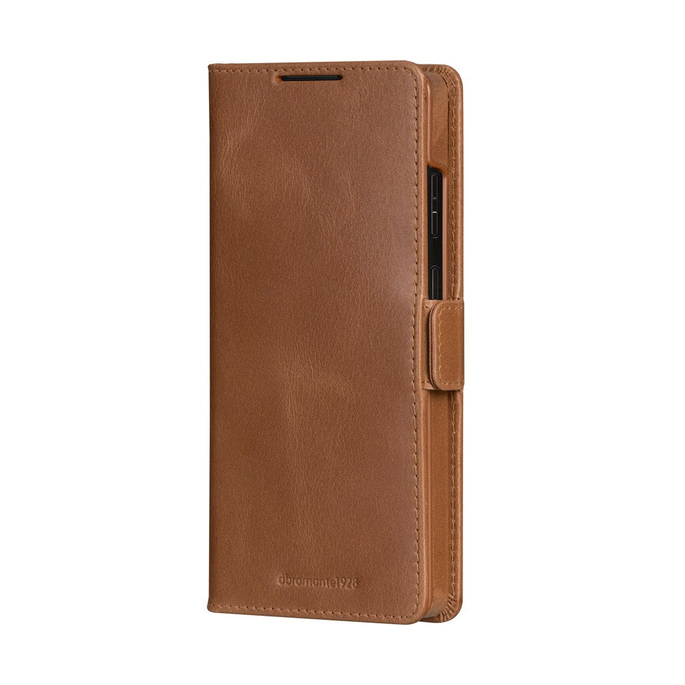 dbramante1928 Lynge - Samsung Galaxy S25 Ultra - Ægte Læder 2-i-1 Flip Cover - Tan