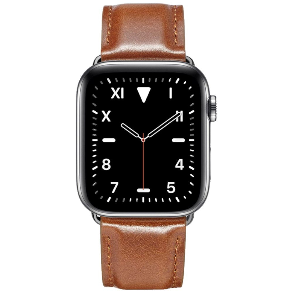 Lippa Apple Watch (42/44/45/46/49 mm) Kunstlæder Urrem - Brun