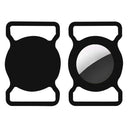 Lippa Silikone Apple AirTag 1. & 2. Gen. Holder til Halsbånd - Sort