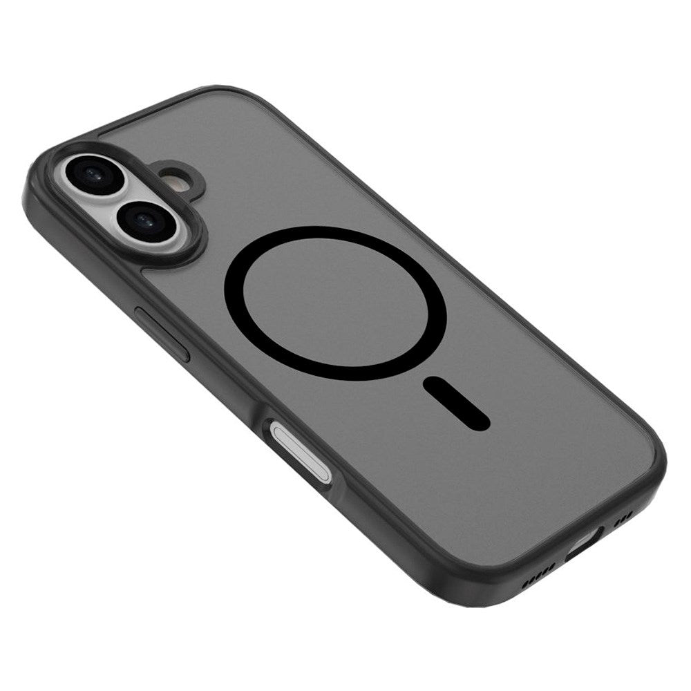 Lippa iPhone 17 Hybrid Bagside Cover - MagSafe Kompatibel - Mat / Sort