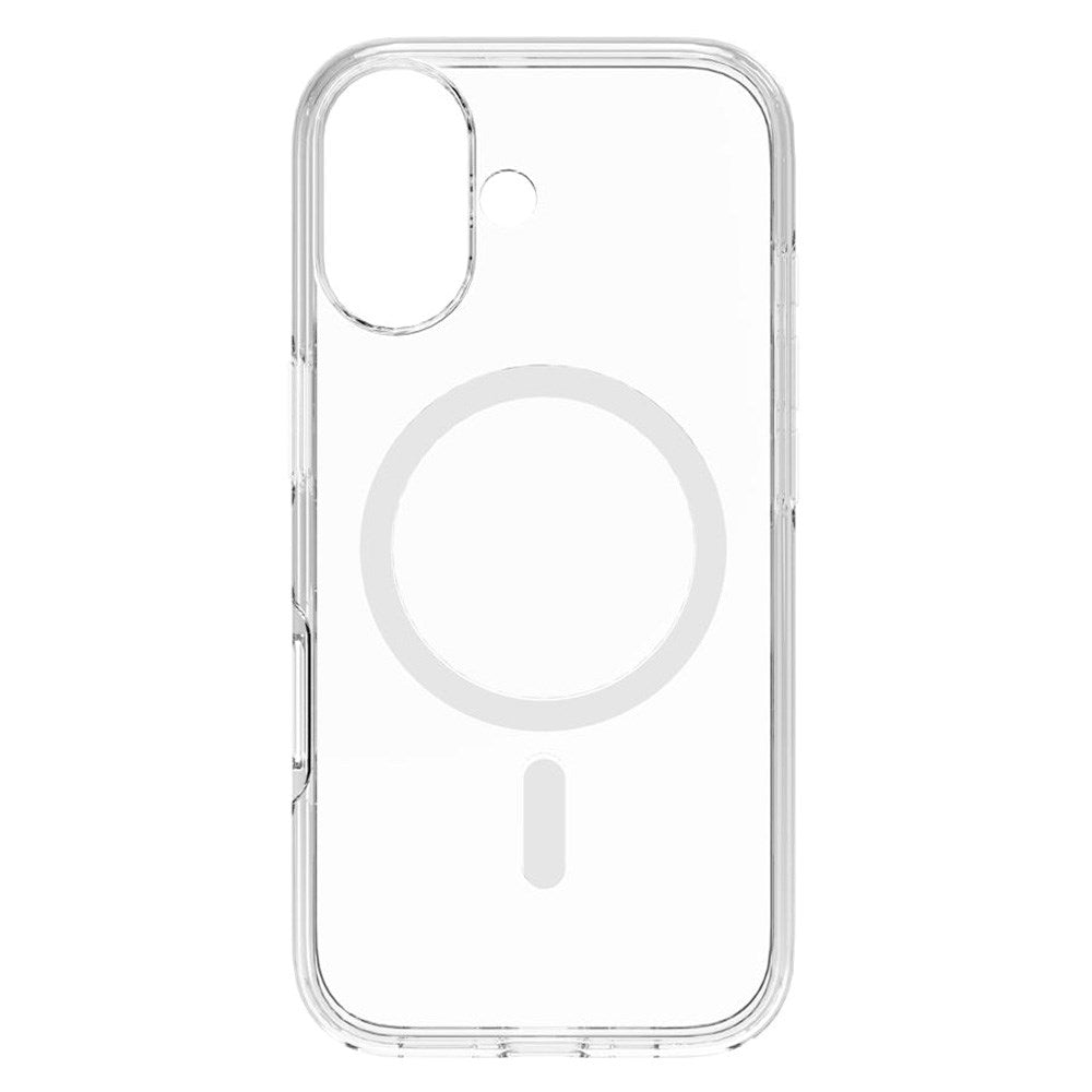 Lippa iPhone 17 Hybrid Bagside Cover - MagSafe Kompatibel - Gennemsigtig / Hvid