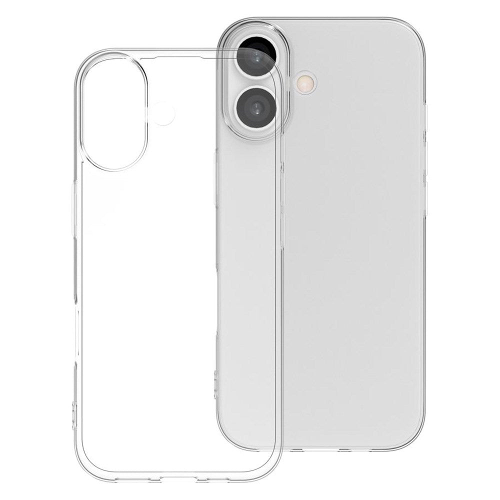 Lippa iPhone 17 Slankt Fleksibelt Plastik Bagside Cover - Gennemsigtig