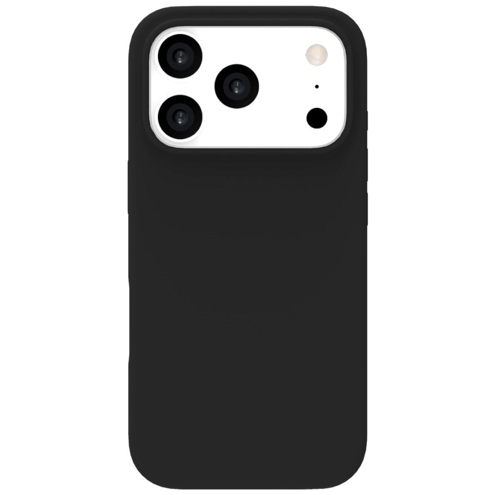 Lippa iPhone 17 Pro / 18 Pro Silikone Bagside Cover - MagSafe Kompatibel - Sort