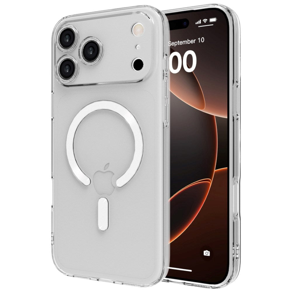 Lippa iPhone 17 Pro Max/18 Pro Max Fleksibel Plast Mobil Cover - MagSafe Kompatibel - Gennemsigtig