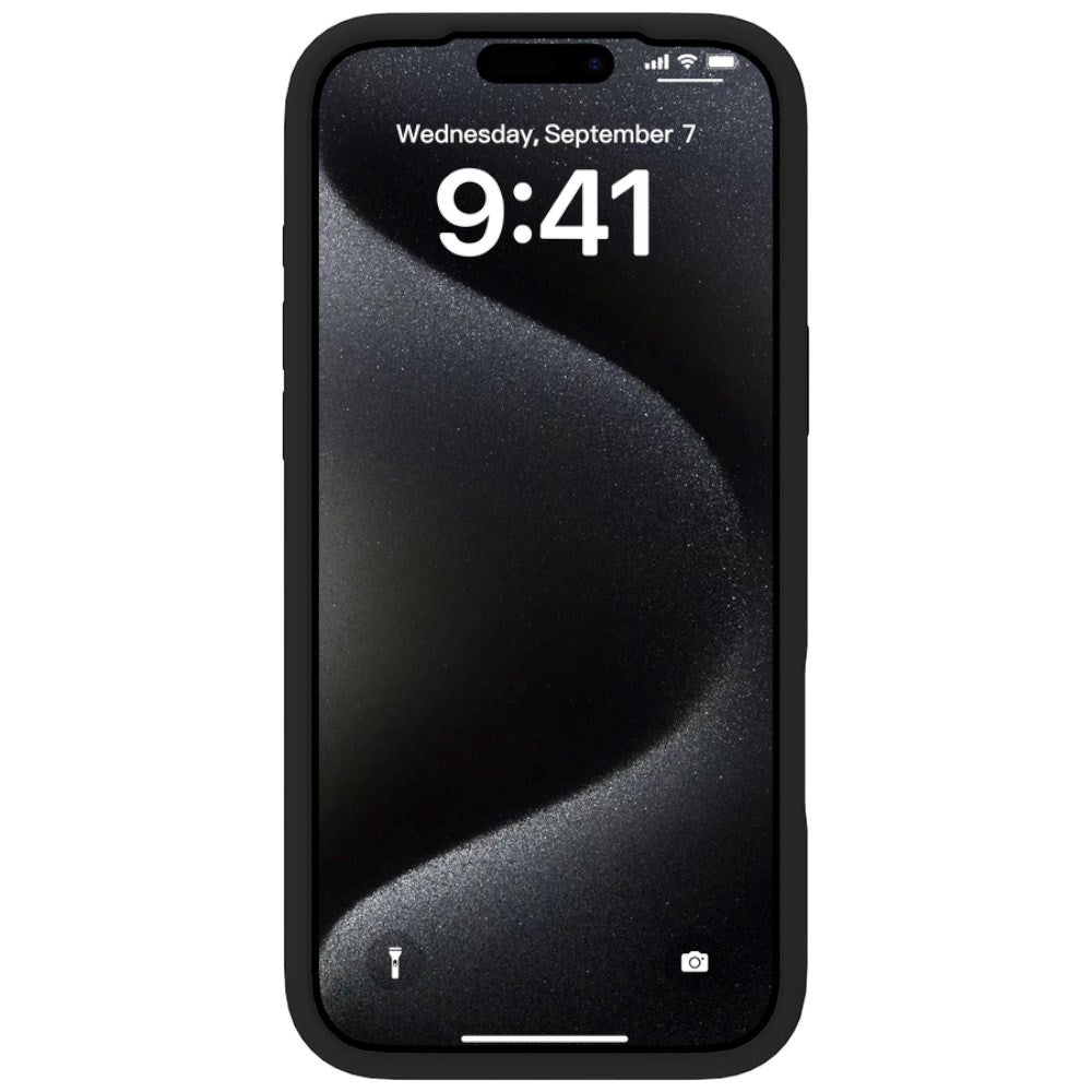 Lippa iPhone 17 Pro Max / 18 Pro Max Silikone Bagside Cover - MagSafe Kompatibel - Sort