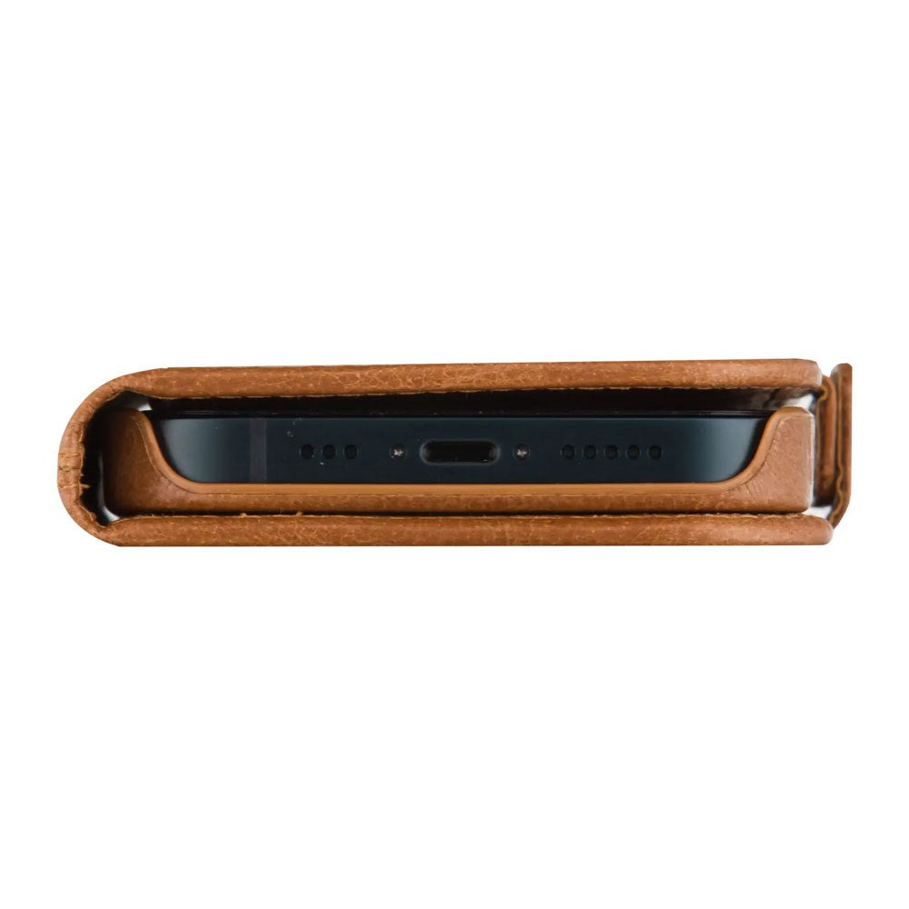 dbramante1928 iPhone 17e / 16e / 15 / 14 / 13 Lynge Flip Cover - Tan