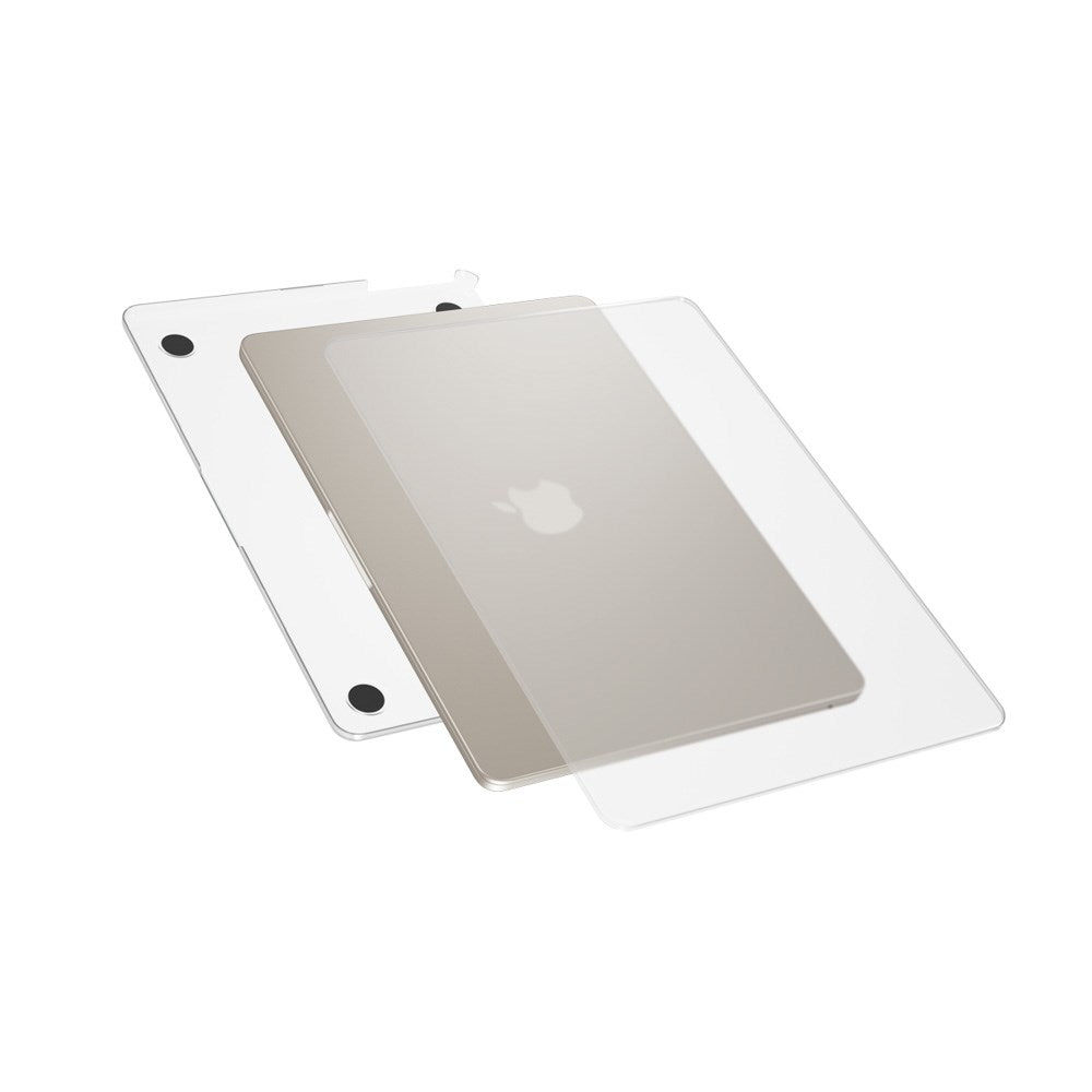 Epico Slim Shell - MacBook Air 15" M2/M3/M4 (2023-2025) - Mat Gennemsigtig