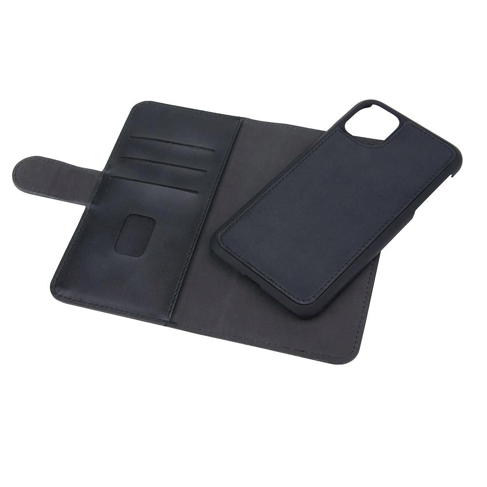 iPhone 11 GEAR Læder Cover m. Pung & Magnet - Sort
