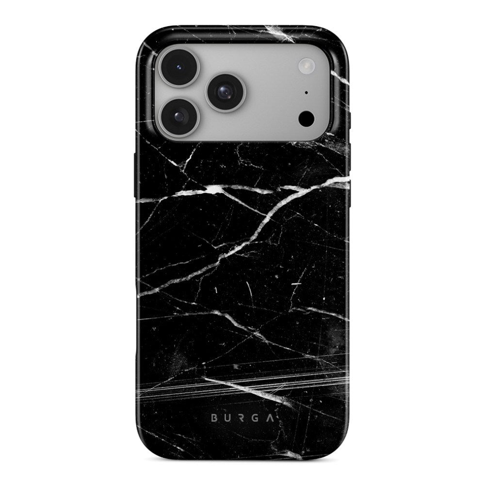 Burga iPhone 18 Pro Max Tough Fashion Cover - MagSafe Kompatibel - Noir