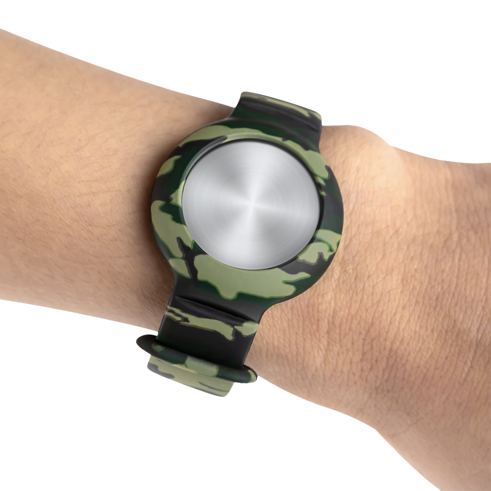 DELTACO Apple AirTag 1. & 2. Gen. Rem - Silikone - Camouflage