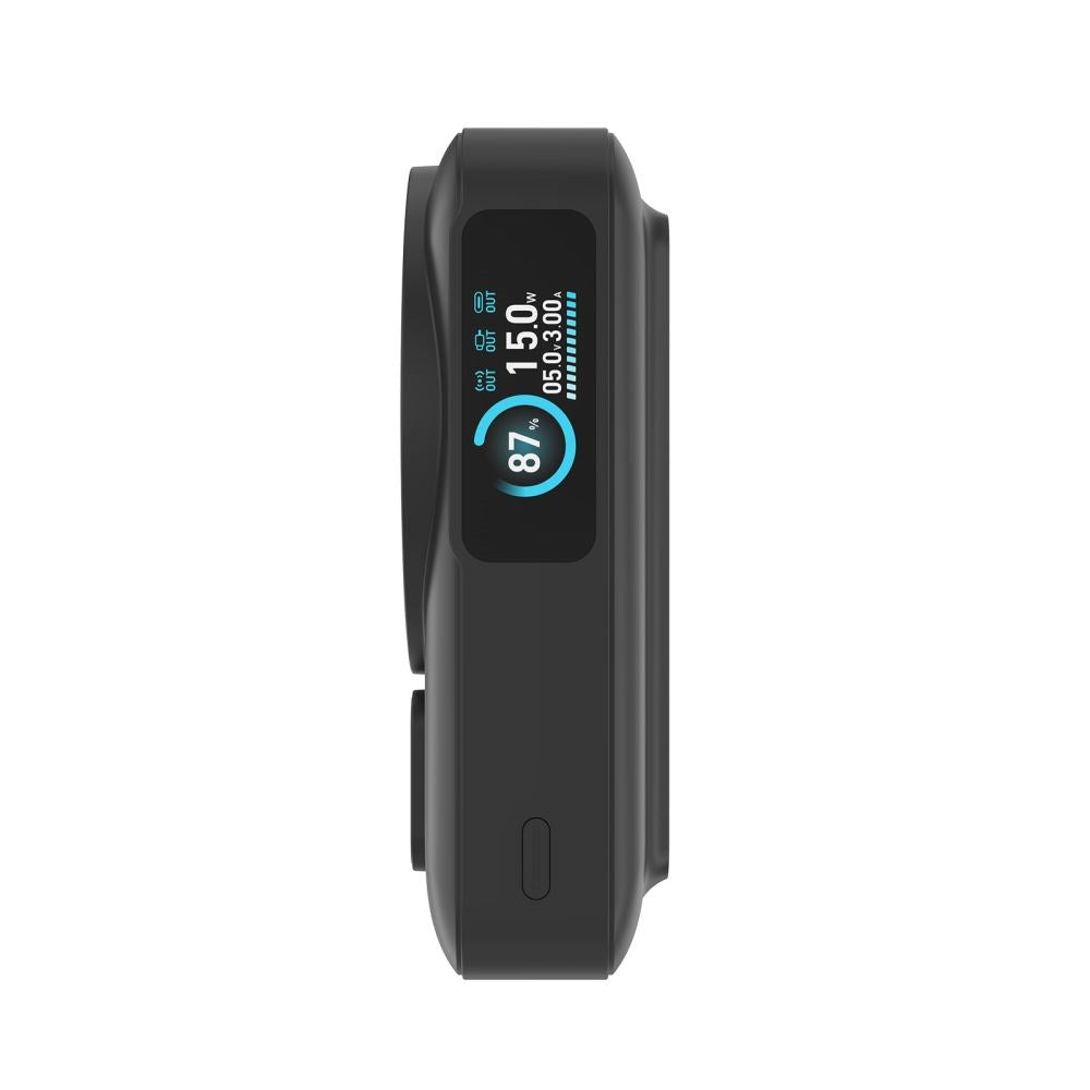 Mobile Origin Powerbank - 10.000mAh - Trådløs Opladning - Indbygget USB-C Kabel - MagSafe / Qi2 Kompatibel - Sort