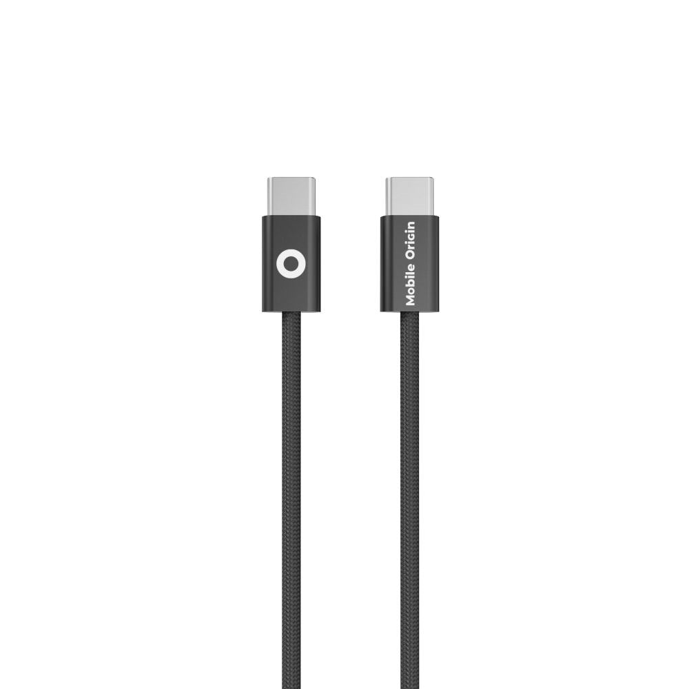 Mobile Origin UltraSlim Kabel - USB-C til USB-C - 60W - 1m - Sort