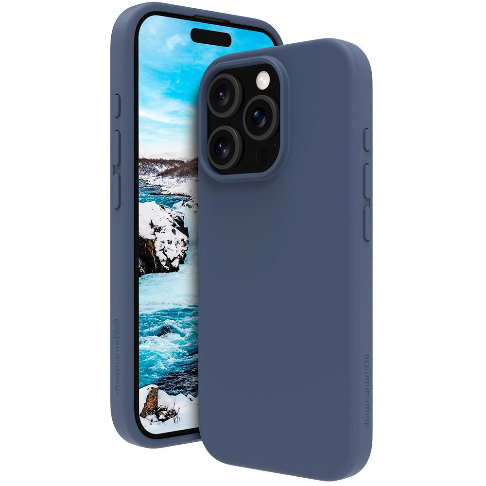 dbramante1928 iPhone 16 Pro Max Monaco Bagside Cover - MagSafe Kompatibel - Pacific Blue