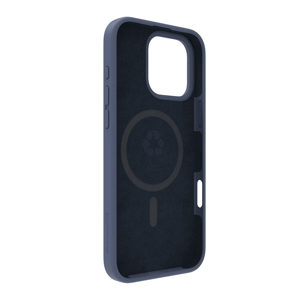 dbramante1928 iPhone 16 Pro Max Monaco Bagside Cover - MagSafe Kompatibel - Pacific Blue