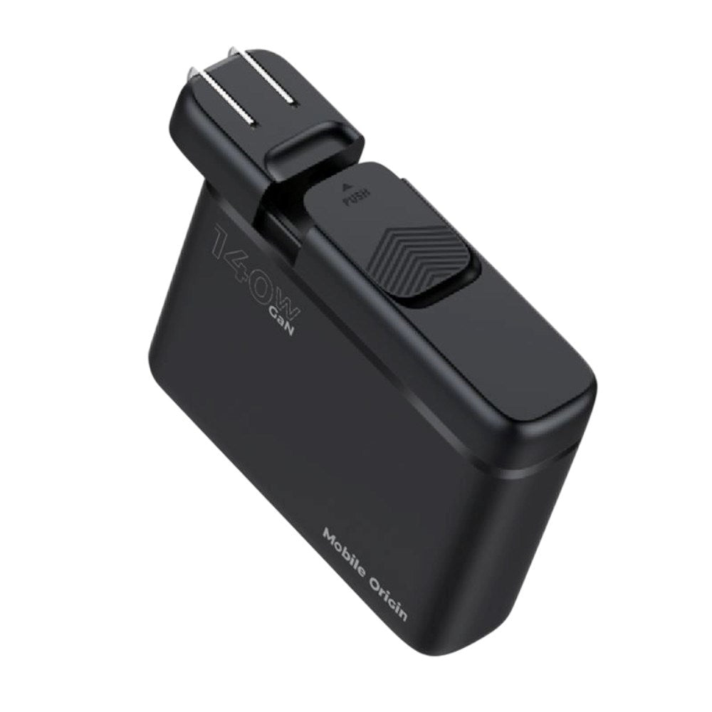 Mobile Origin 6-i-1 Rejseadapter m. 3x USB-C + 3x USB-A - EU/UK/USA - Sort