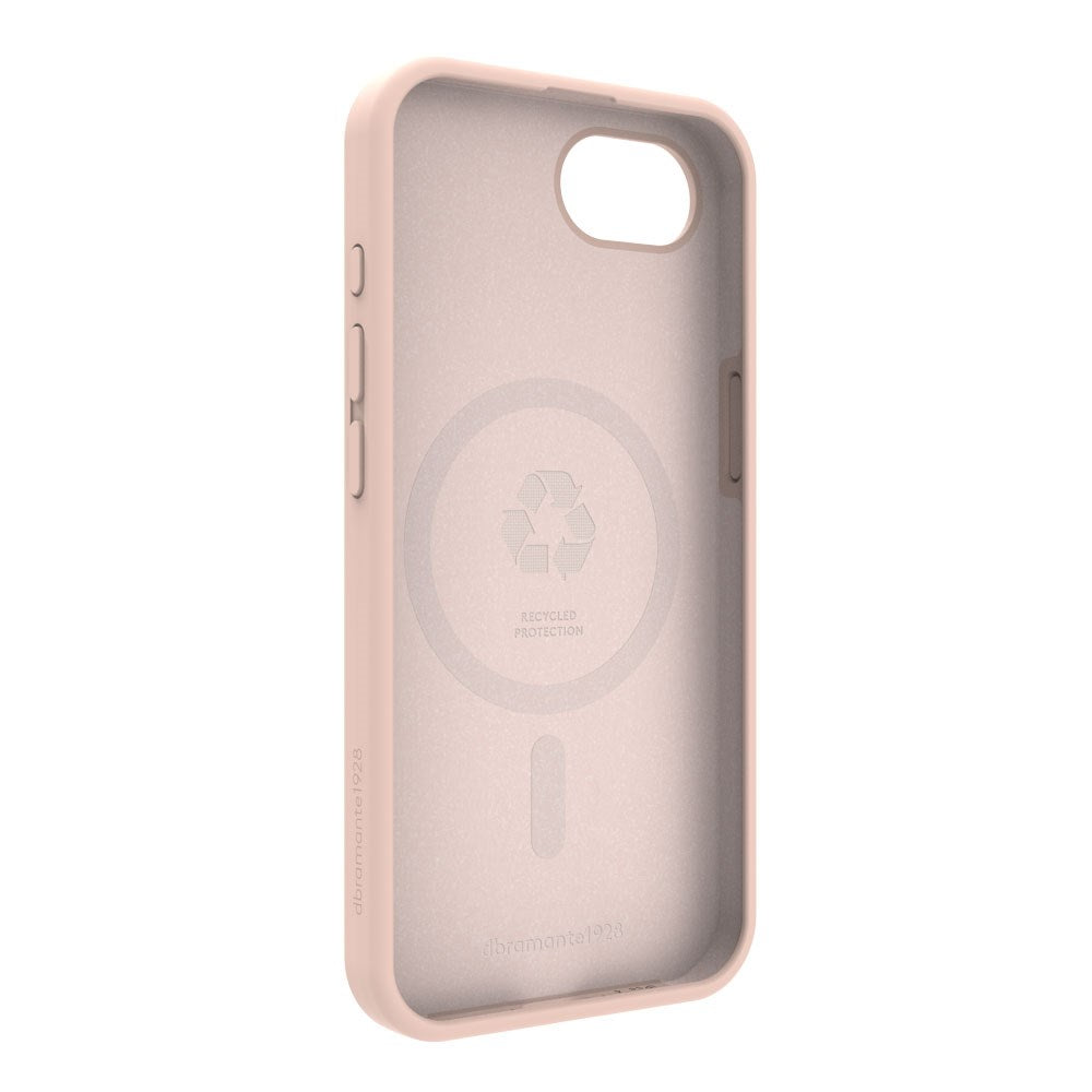 dbramante1928 iPhone iPhone 17e / 16e Monaco Bagside Cover - MagSafe Kompatibel - Pink Sand