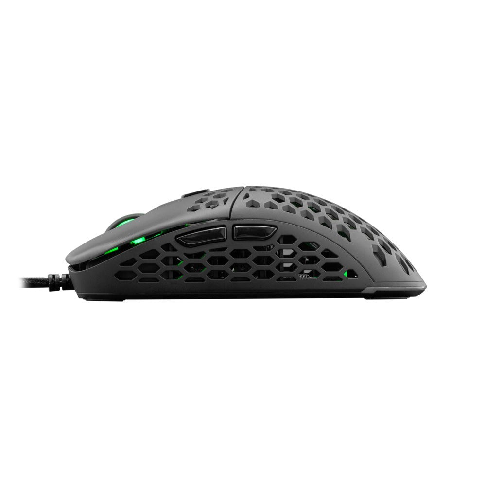 White Shark NAGINATA 6D / 16000 DPI Gaming Mus - Sort