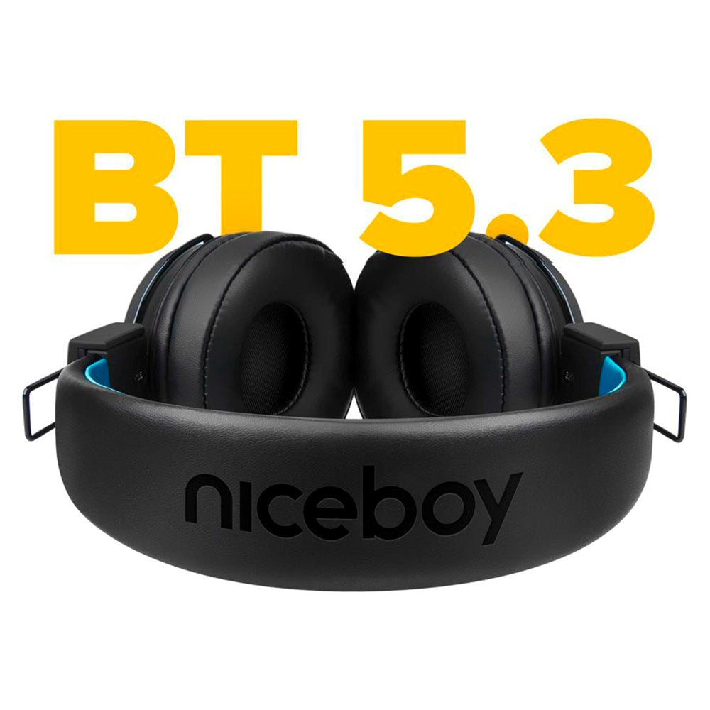 Niceboy Hive JOY 3 Bluetooth On-Ear Hovedtelefoner - Blå / Sort