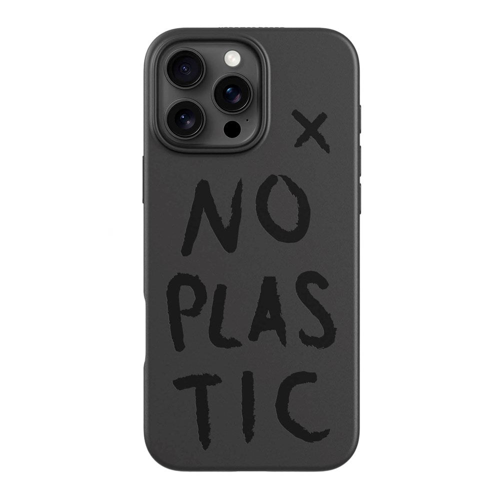 agood company iPhone 16 Pro Max PLNTPRTCT Case - Black / No Plastic