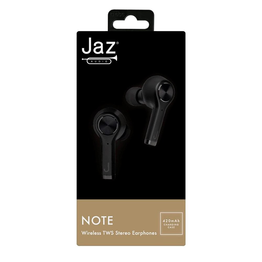 Jaz Note True Wireless Bluetooth In-Ear Høretelefoner - Sort