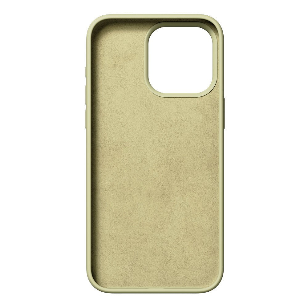 Nudient iPhone 15 Pro Base Silicone Cover - Pale Yellow