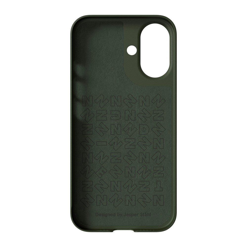 iPhone 16 Nudient Thin Case Bagside Cover - MagSafe Kompatibel - Pine Green