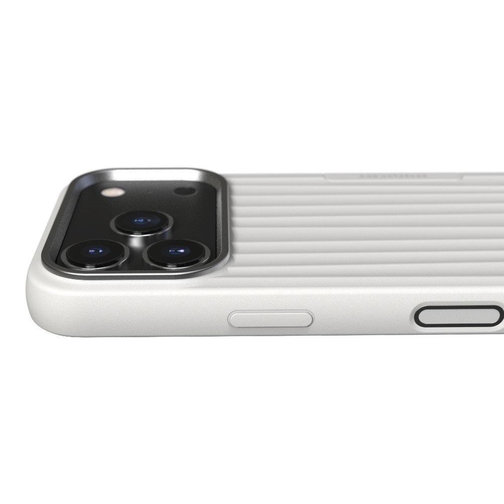 iPhone 18 Pro / 17 Pro Nudient Bold Case Mobilcover - MagSafe Kompatibel - Chalk White