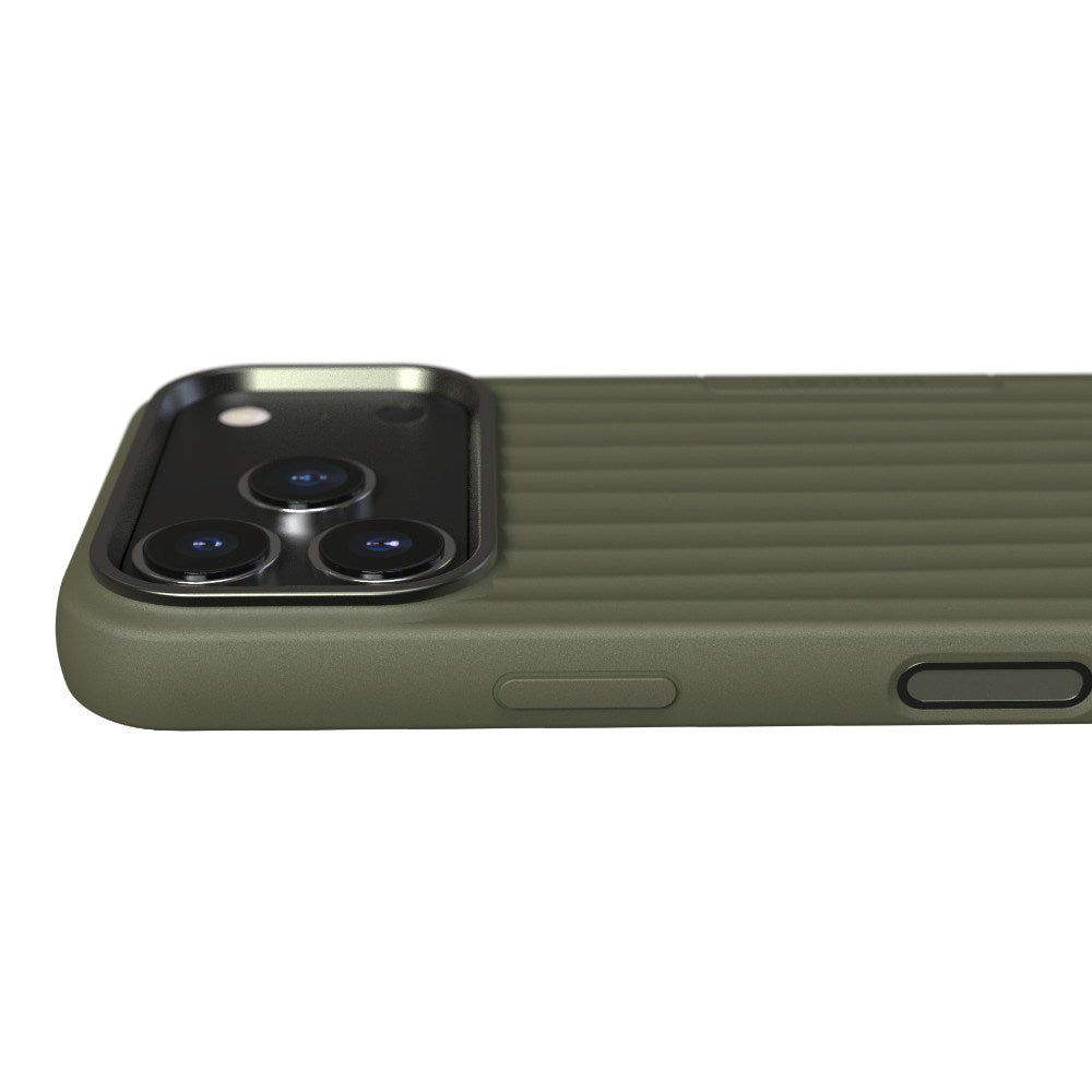 iPhone 18 Pro / 17 Pro Nudient Bold Case Mobilcover - MagSafe Kompatibel - Olive Green