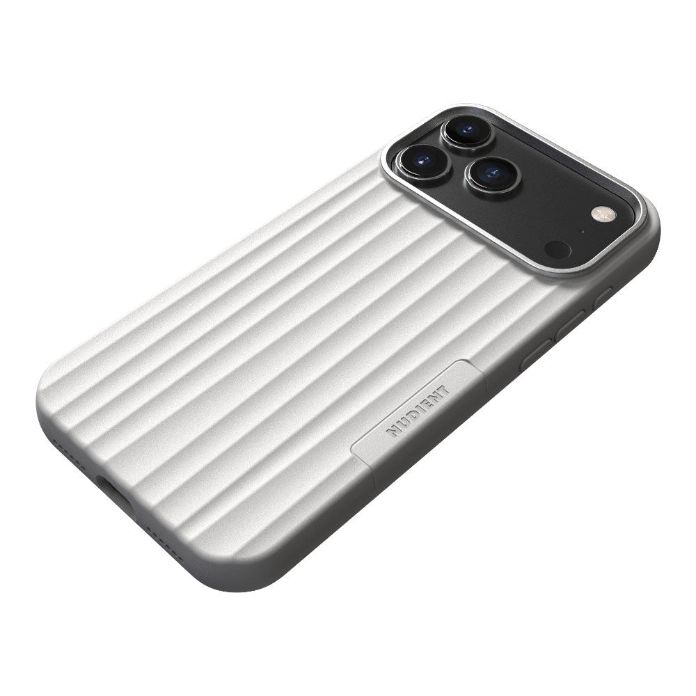 iPhone 18 Pro Max / 17 Pro Max Nudient Bold Case Mobilcover - MagSafe Kompatibel - Chalk White