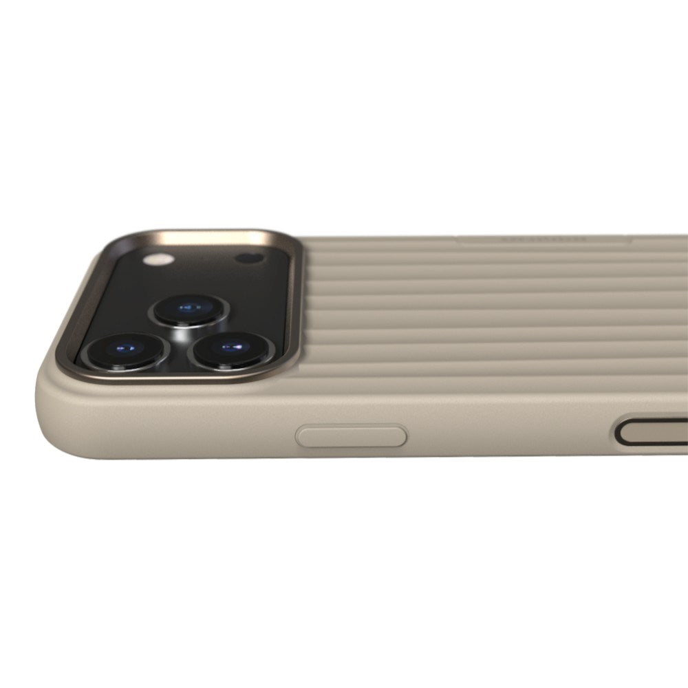 iPhone 18 Pro Max / 17 Pro Max Nudient Bold Case Mobilcover - MagSafe Kompatibel - Linen Beige