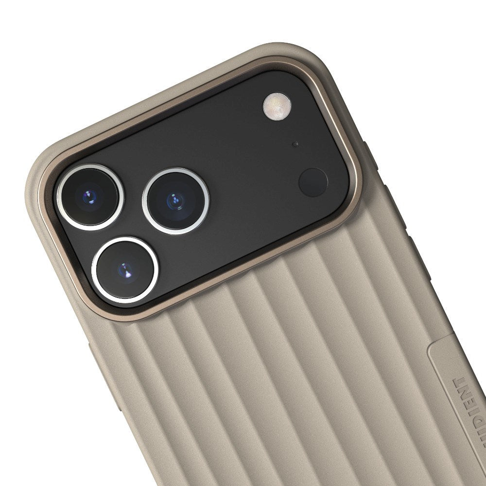 iPhone 18 Pro Max / 17 Pro Max Nudient Bold Case Mobilcover - MagSafe Kompatibel - Linen Beige
