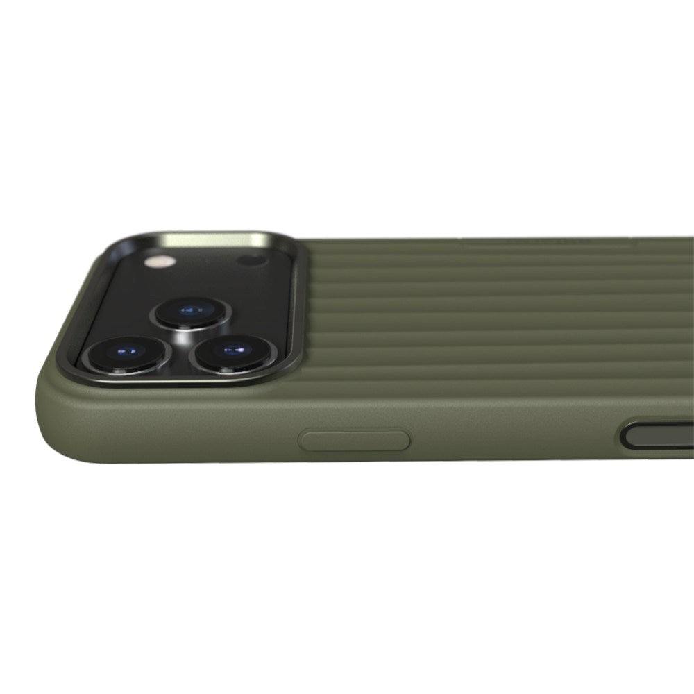 iPhone 18 Pro Max / 17 Pro Max Nudient Bold Case Mobilcover - MagSafe Kompatibel - Olive Green