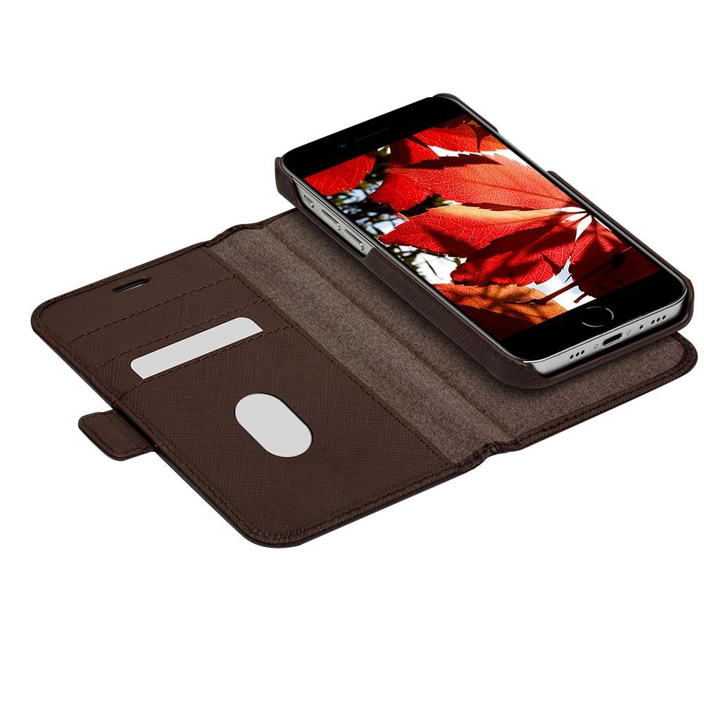 Dbramante1928 iPhone 12/12 Pro New York 2-i-en Læder Flipcover - Brun