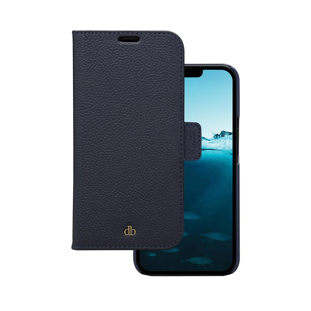 Dbramante1928 iPhone 13 New York 2-i-en Læder Flipcover - Blå