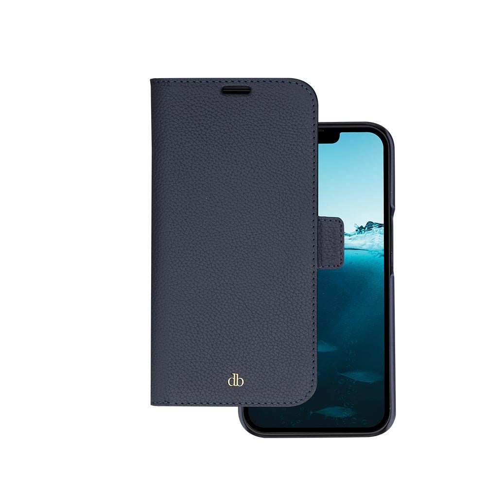 Dbramante1928 iPhone 14 New York 2-i-en Læder Flipcover - Blå