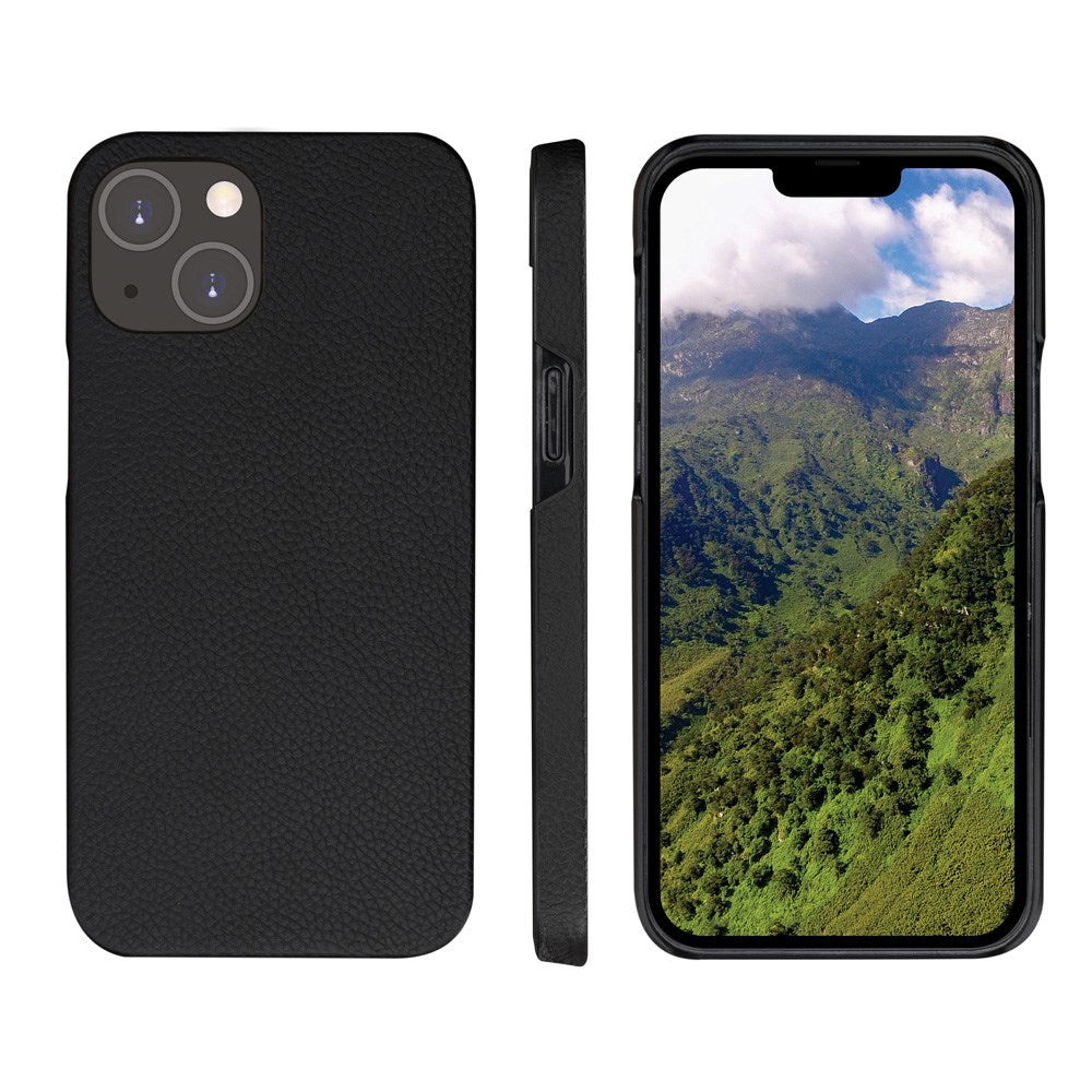 iPhone 14 Plus - dbramante1928 New York 2-i-1 Ægte Læder Flip Cover - Night Black