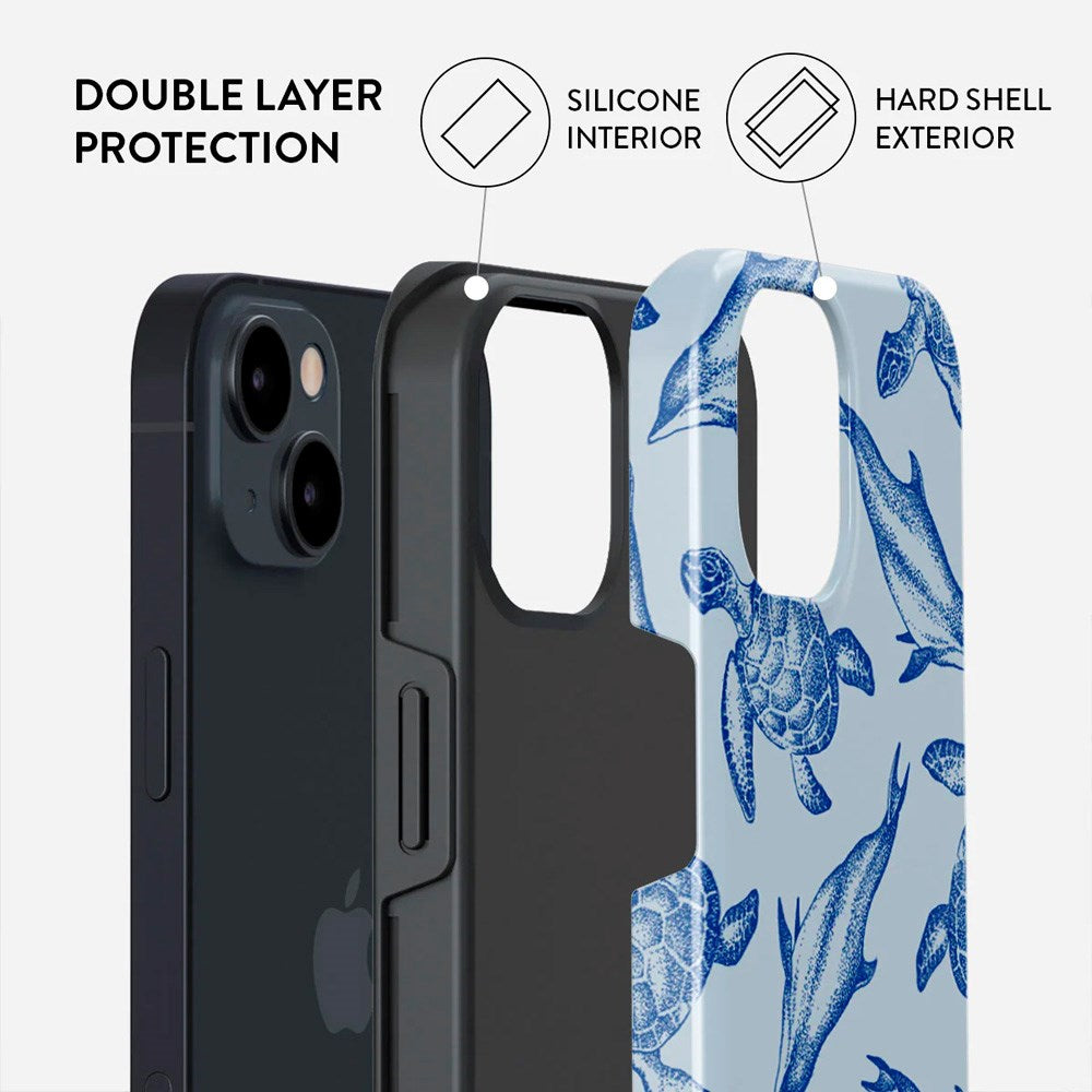 Burga iPhone 13 Tough Fashion Cover - MagSafe Kompatibel - Aquatic Dance