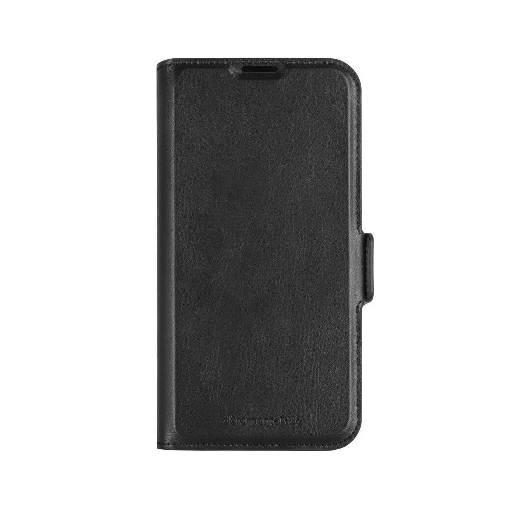 dbramante1928 iPhone 16e Oslo Pro Genanvendt Plastik Flip Cover - Kortholder og Ståfunktion - Black