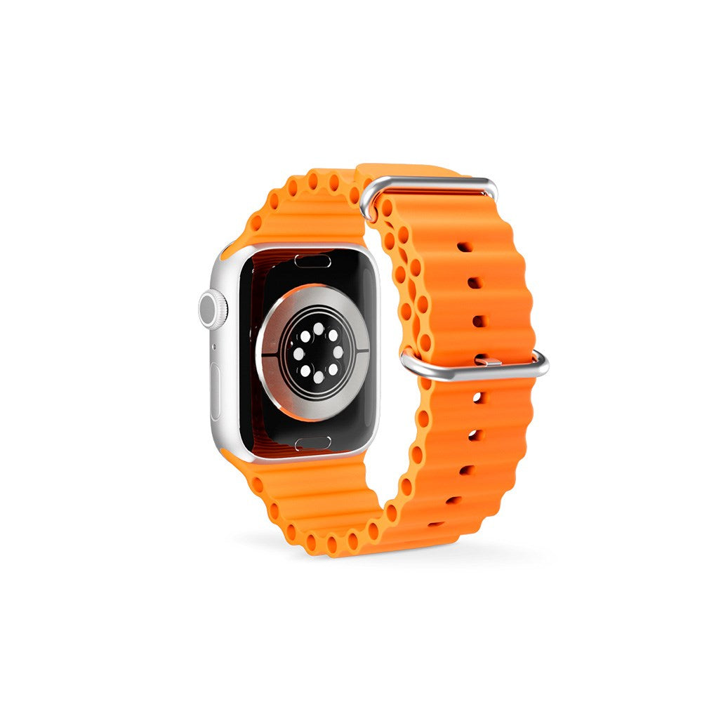 Apple Watch (42/44/SE/45/46/49mm) Epico Ocean Silikone Urrem - Orange