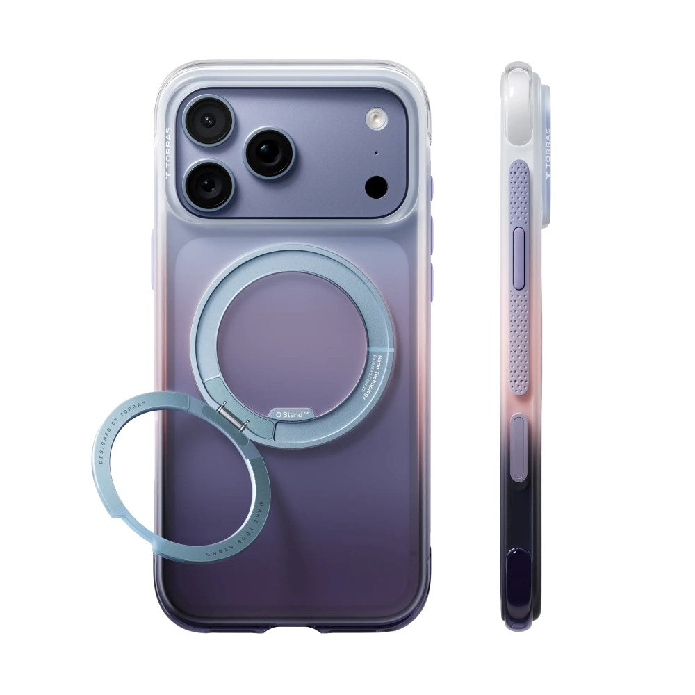 iPhone 18 Pro Max / 17 Pro Max TORRAS O3 Air Gradient Bagside Cover - MagSafe Kompatibel - Sierra Dusk