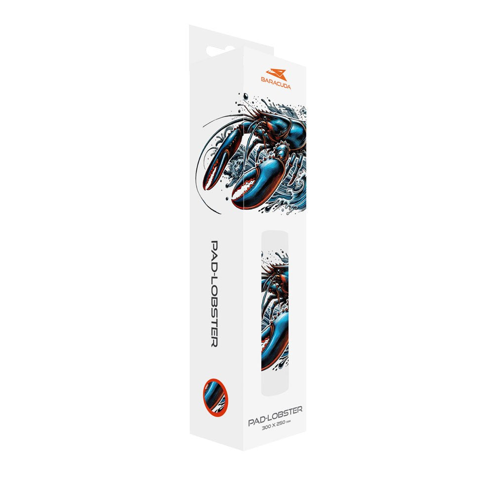 Baracuda LOBSTER M 300 x 250 Gaming Musemåtte - Hvid