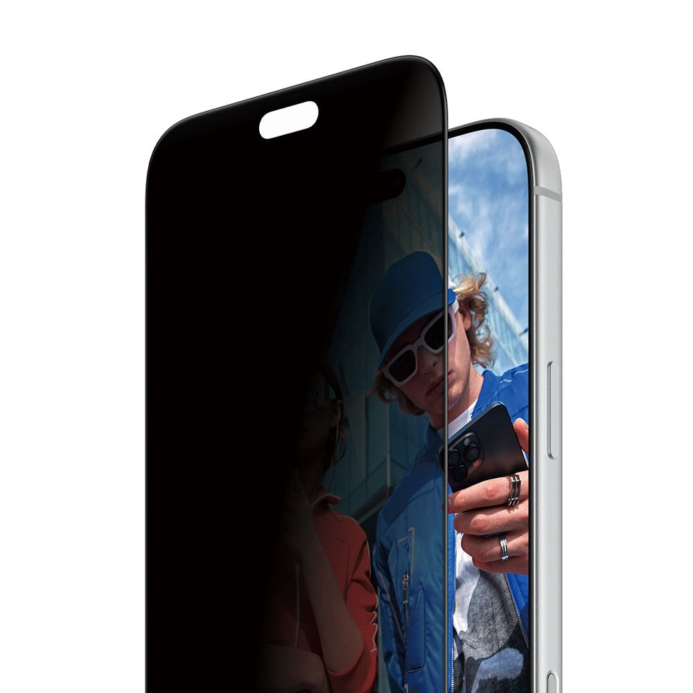 iPhone 18 Pro Max PanzerGlass Hærdet Beskyttelsesglas - Ultra Wide Fit m. EasyAligner - Privacy Funktion - Gennemsigtig