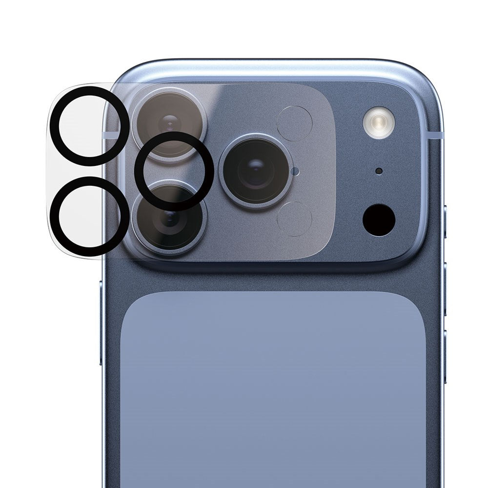 iPhone 18 Pro PanzerGlass PicturePerfect - Beskyttelse til Kameralinse - Gennemsigtig / Sort