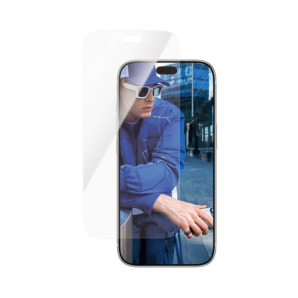iPhone 18 Pro PanzerGlass Hærdet Beskyttelsesglas - Classic Fit m. EasyAligner - Gennemsigtig