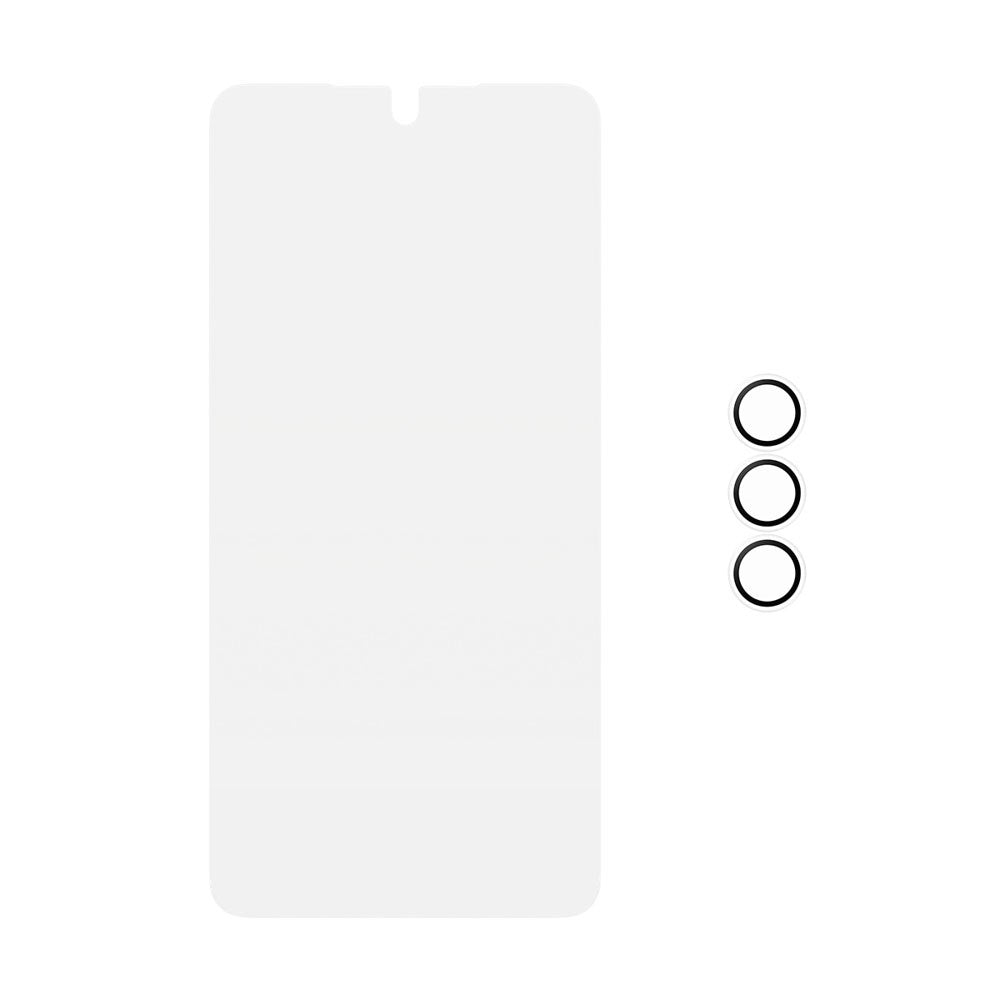 Samsung Galaxy S26 PanzerGlass Hoops 2-in-1 Bundle m. 1 x EasyAligner 1 x Skærmbeskyttelse (UWF) 1 x Hoops Kameralinsebeskyttelse - Gennemsigtig